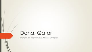 Doha, Qatar
Olympic Bid Proposal 2030, MMXXX Olympics
 