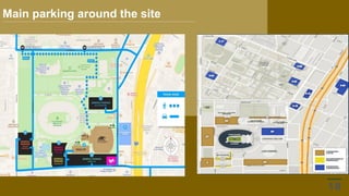 Main parking around the site
 