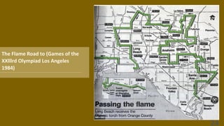 The Flame Road to (Games of the
XXlllrd Olympiad Los Angeles
1984)
 