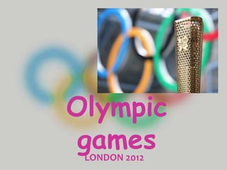 Olympic
 games
 LONDON 2012
 