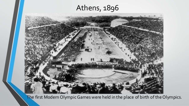 Where were the original Olympic games held?