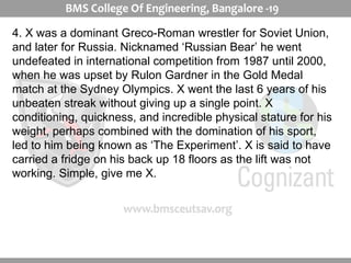 4. X was a dominant Greco-Roman wrestler for Soviet Union, and later for Russia. Nicknamed ‘Russian Bear’ he went undefeated in international competition from 1987 until 2000, when he was upset by Rulon Gardner in the Gold Medal match at the Sydney Olympics. X went the last 6 years of his unbeaten streak without giving up a single point. X conditioning, quickness, and incredible physical stature for his weight, perhaps combined with the domination of his sport, led to him being known as ‘The Experiment’. X is said to have carried a fridge on his back up 18 floors as the lift was not working. Simple, give me X.   