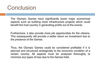 Olympics and Econs