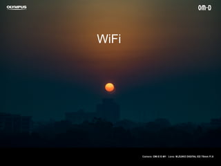 WiFi
Camera: OM-D E-M1 Lens: M.ZUIKO DIGITAL ED 75mm f1.8
 