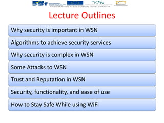 Overview on security and privacy issues in wireless sensor networks ...