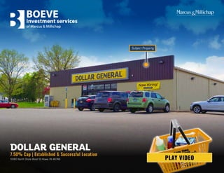 PLAY VIDEO
7.50% Cap | Established & Successful Location
5580 North State Road 9, Howe, IN 46746
Subject Property
 