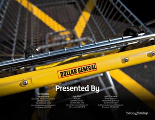 Presented ByLead Agent
Kevin Boeve
Senior Vice President Investments
ONTARIO OFFICE
Tel: (909) 456-3450
kevin.boeve@marcusmillichap.com
CA License: 01247016
Kyle Blatt
Associate
ONTARIO OFFICE
Tel: (909) 456-3475
kyle.blatt@marcusmillichap.com
CA License: 02017976
Josh Caruana
Broker of Record
INDIANAPOLIS OFFICE
Tel: (317) 218-5300
Josh.Caruana@marcusmillichap.com
IN License: RB14034355
 
