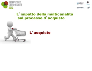 L’impatto della multicanalità
 sul processo d’acquisto



      L’acquisto




      +8%
 