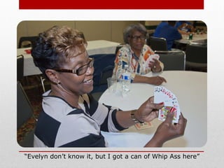 “Evelyn don’t know it, but I got a can of Whip Ass here”
 