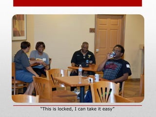 “This is locked, I can take it easy”
 