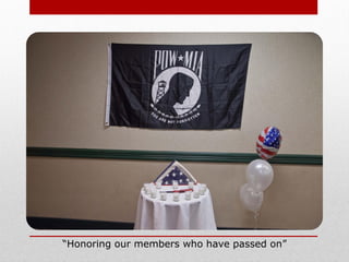 “Honoring our members who have passed on”
 