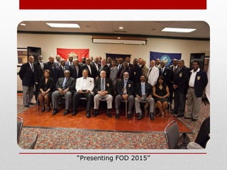“Presenting FOD 2015”
 