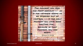 Constant Change, LLC© @ItStartsToday 20
 