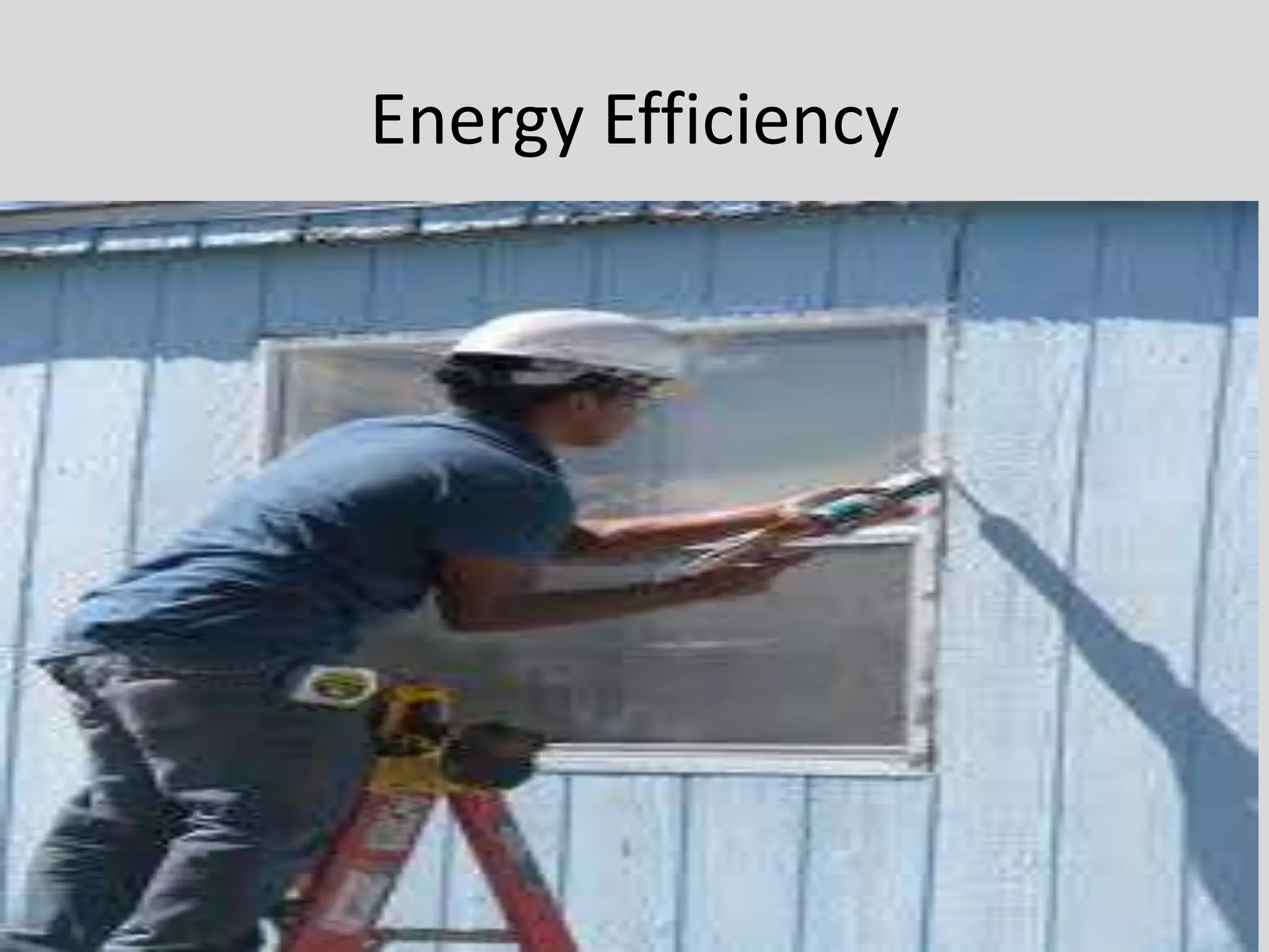 Energy Efficiency
 