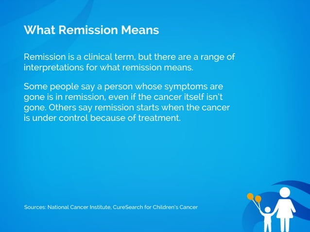 Cancer Remission Vs. Survivorship: What’s The Difference? | PPT
