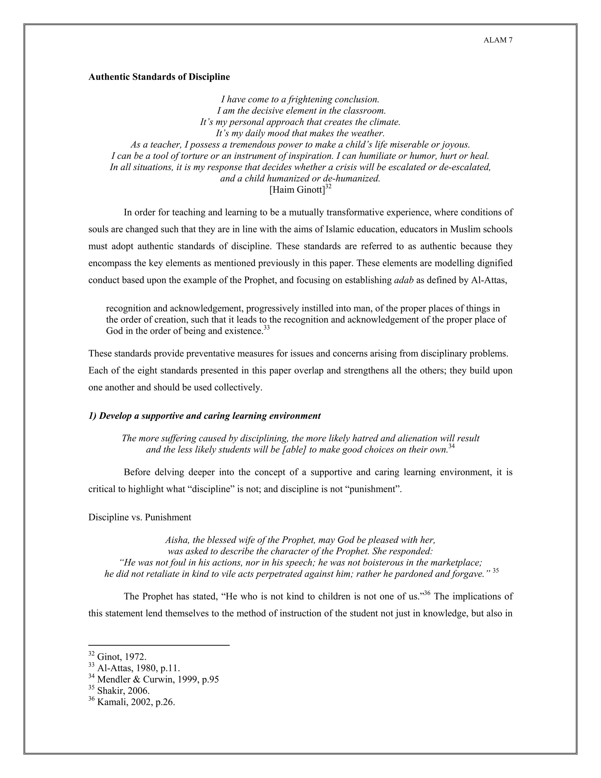 A Dignified Way of Raising the Standards of Classroom Discipline ...