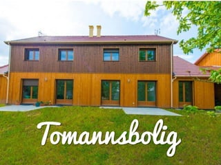 Tomannsbolig
 