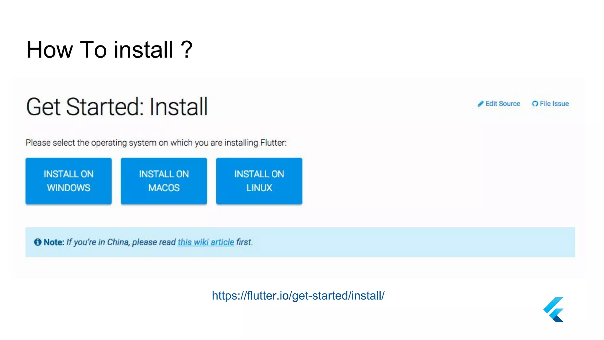 How To install ?
https://flutter.io/get-started/install/
 