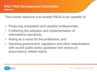 The Role of IFAC in Developing the Accounting Profession in the Gulf ...