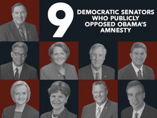 Nine Democratic Senators Who Publicly Opposed Obama's Amnesty