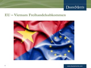 Anwalt in Vietnam Dr. Oliver Massmann Vietnam auf einem neuen Kurs mit Europa