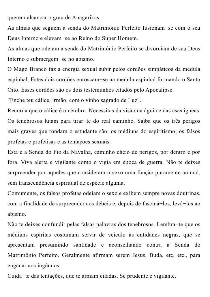 O matrimonio perfeito samael aun weor