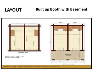 LAYOUT

Built up Booth with Basement

 