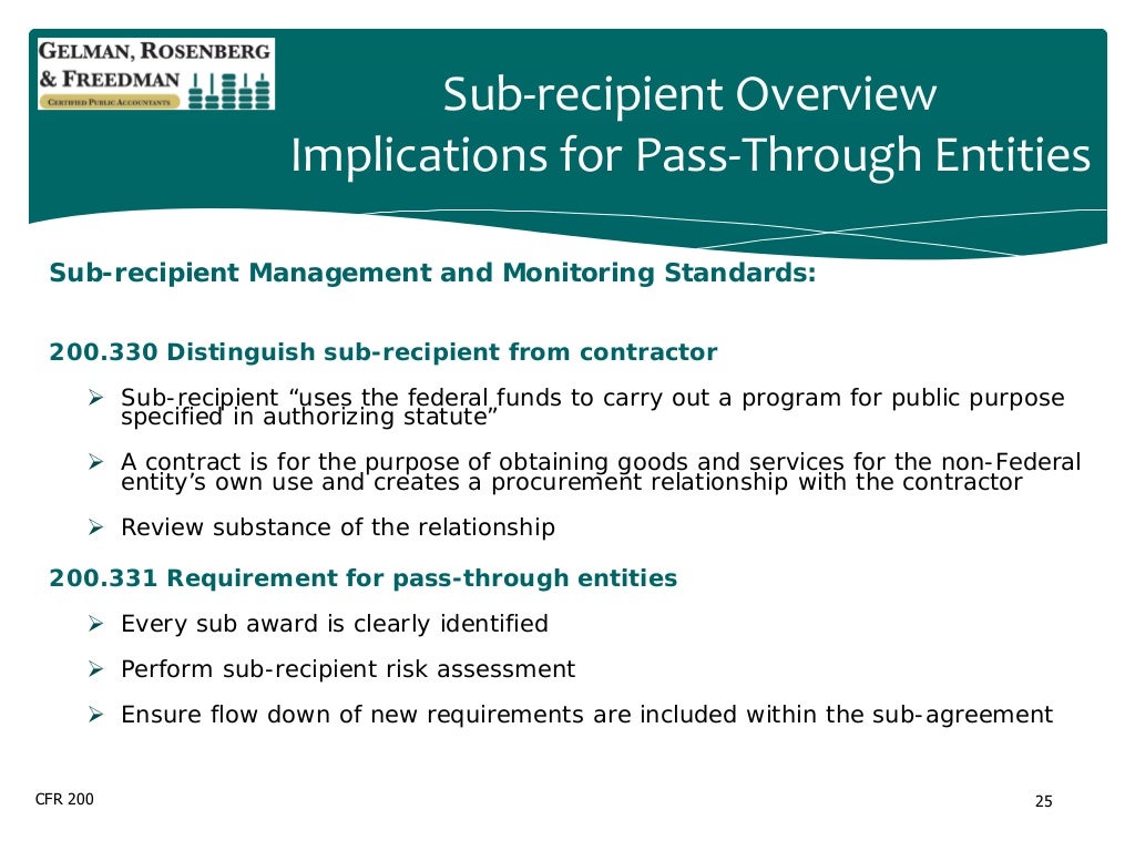 2 CFR 200 Uniform Administrative Requirements, Cost Principles and A…