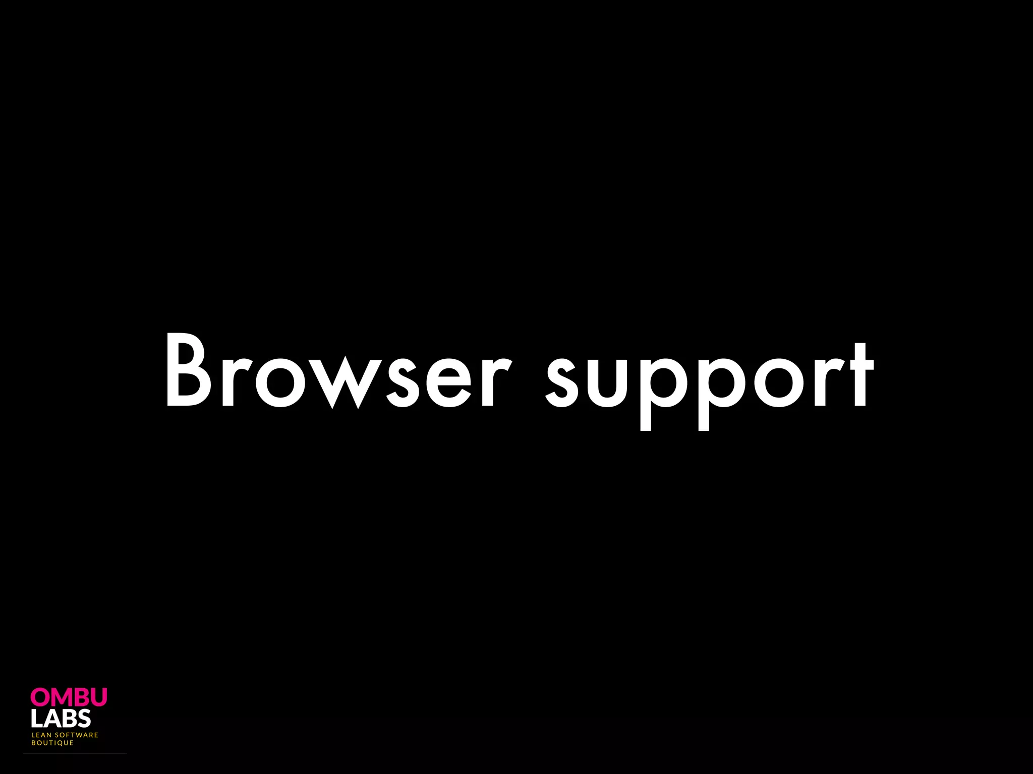 Browser support