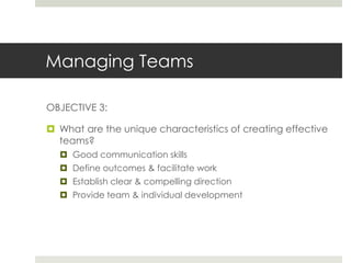 Organisational Management: Objectives & Case Studies | PPTX