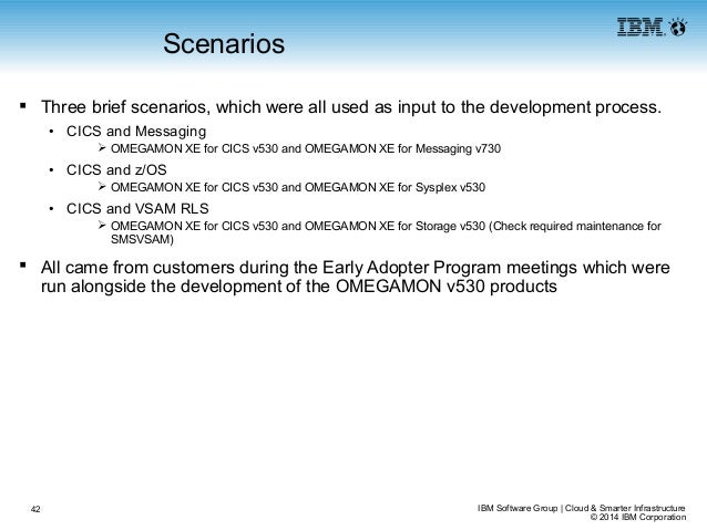 OMEGAMON XE for CICS V530 Long client presentation