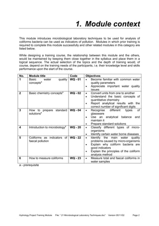 21 microbiological laboratory techniques | PDF