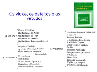 Os vícios, os defeitos e as
virtudes
 