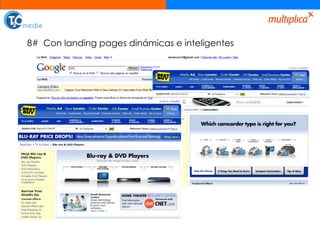 8#  Con landing pages dinámicas e inteligentes 