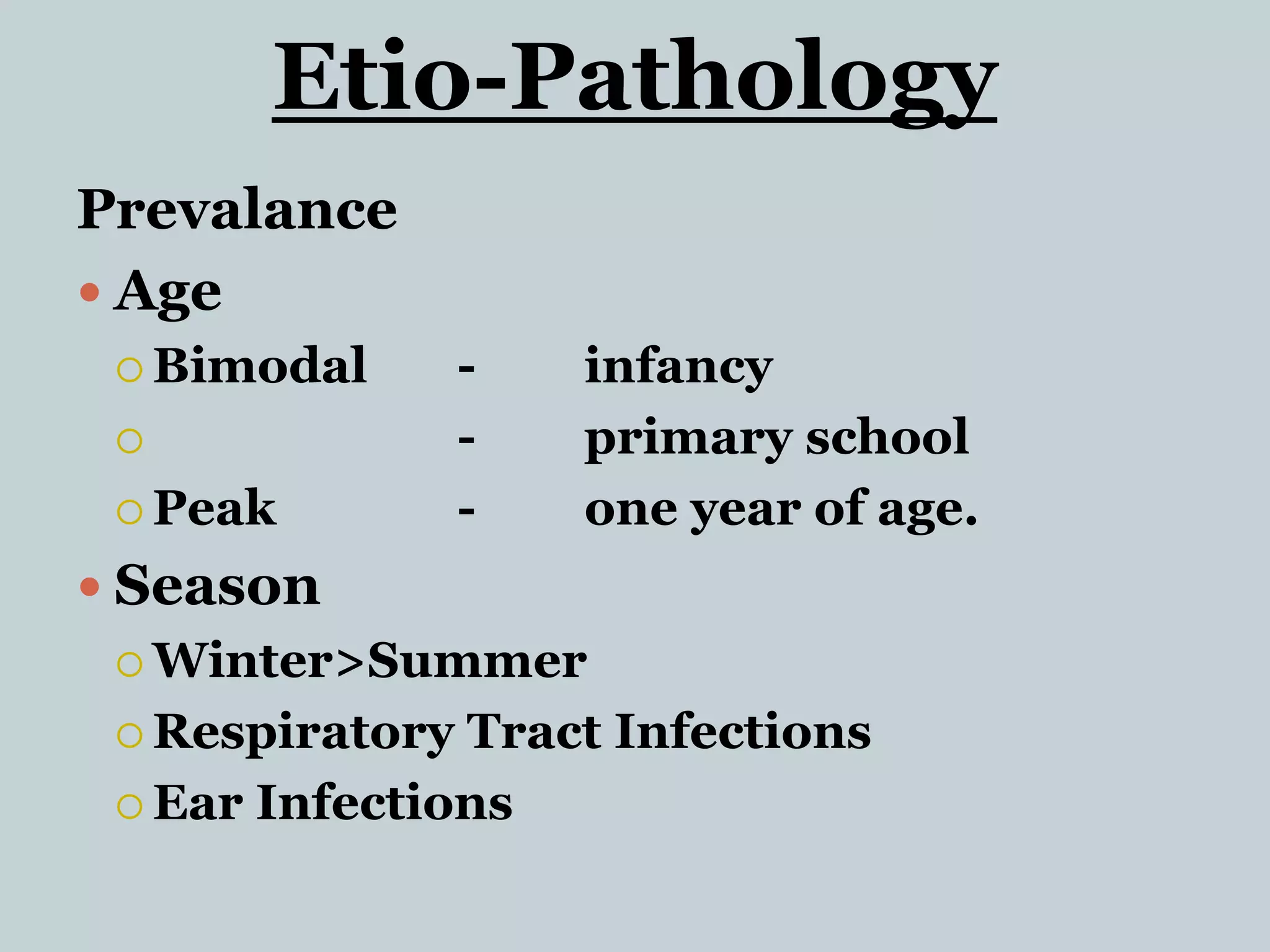 Summer Rrt Otitis Media with Effusion / Secretory Otitis Media | PPTX