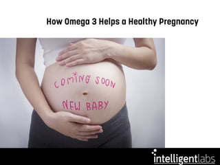 How Omega 3 Helps a Healthy Pregnancy
 