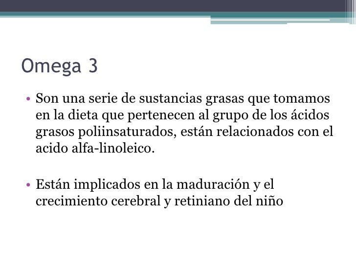 Omega 3 y omega 6