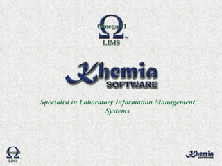 Specialist in Laboratory Information Management Systems 