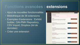 Fonctions avancées : thèmes
• Graphisme personnalisé
• Thèmes officiels
• Design adaptatif :
tablettes, smartphones
• Créer son thème :
développeur +
infographiste
 