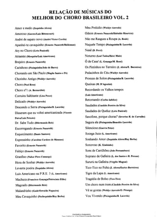 O melhor do choro brasileiro 1