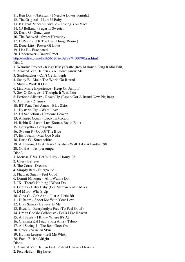 O Melhor Dos Anos 90