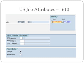 US Job Attributes – 1610
 