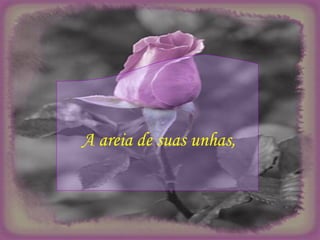 A areia de suas unhas, 