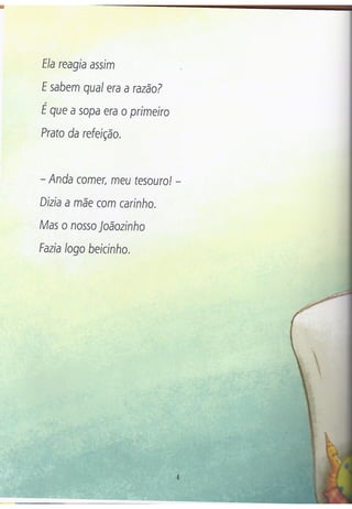 O menino que nao gostava de sopa