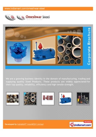 We are a growing business identity in the domain of manufacturing, trading and
supplying quality Steel Products. These products are widely appreciated for
their top quality, reliability, efficiency and high tensile strength.
 