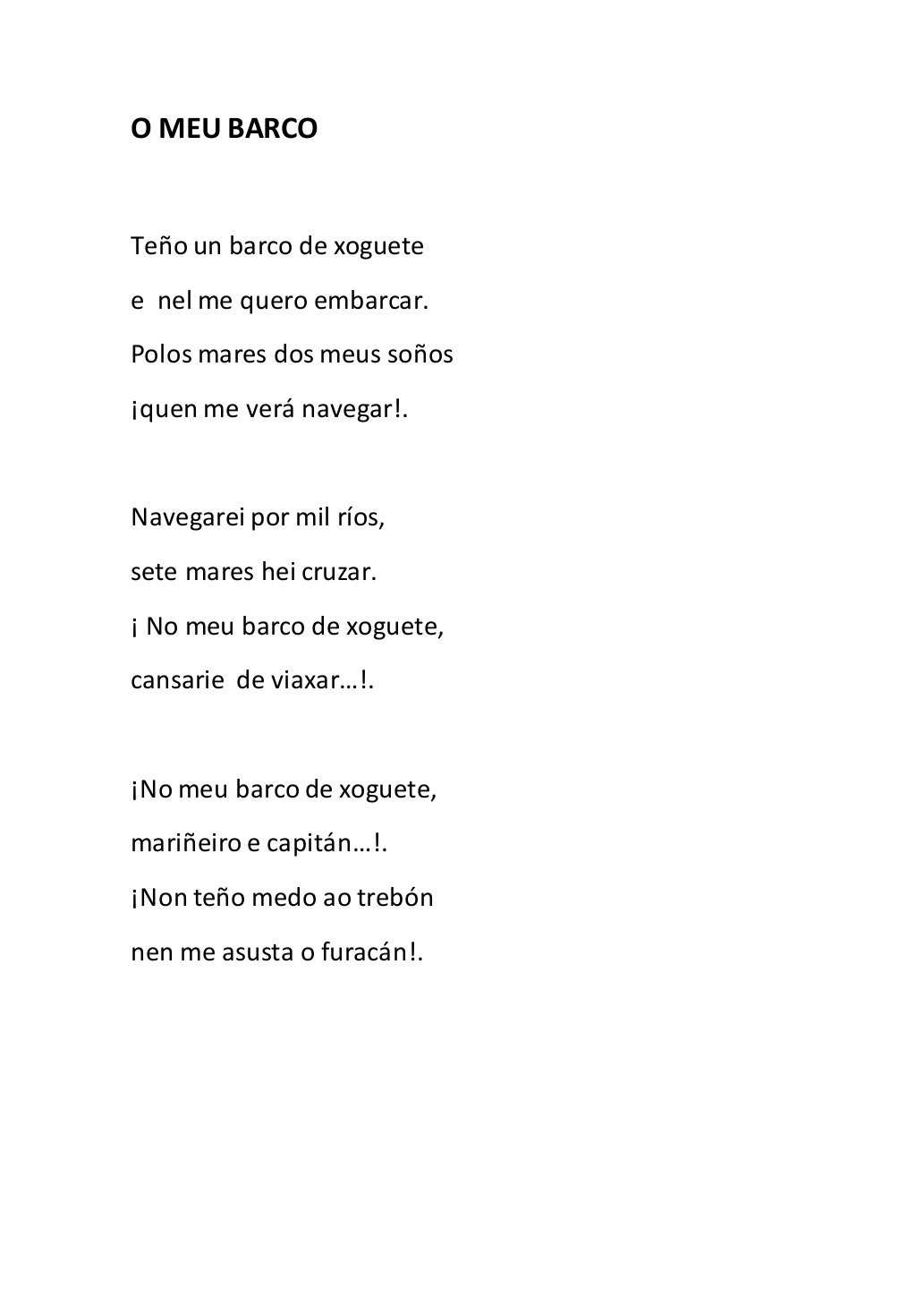 Musica O Vento Balançou Meu Barco Em Alto Mar Letra