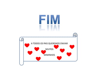    O meu pai é alto e forte. Ele era capaz de lutar contra gigantes.	O meu pai é magro, tem olhos castanhos e cabelo castanho.	Levanta-se de manhã para trabalhar e outras vezes vai trabalhar também à noite.	Gosta muito de jogar futebol…Tiago Guilherme19/03/2010