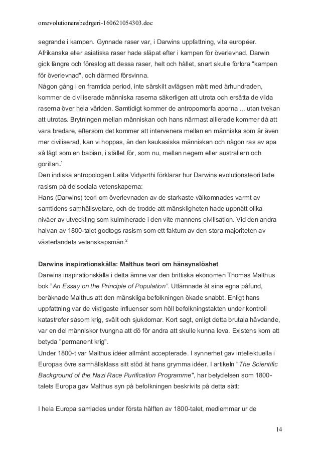 Om evolutionens bedrägeri. swedish (svenska)