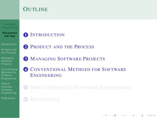 Software Engineering: A Course Outline