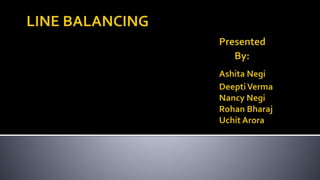 Operations Management : Line Balancing | PPTX